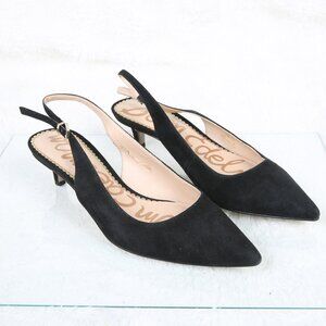 Sam Edelman Black Slingback Heels